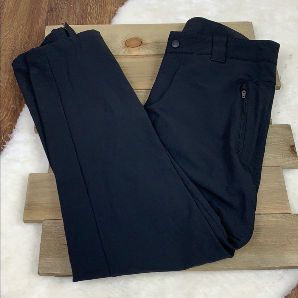 Marmot Black Ankle Zip Straight Leg Hiking Pants